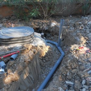 filiere biorock filtre compact avant remblaiement sud assainissement