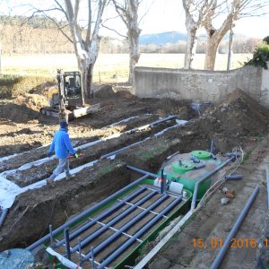visuel complet chantier avant controle SPANC sud assainissement